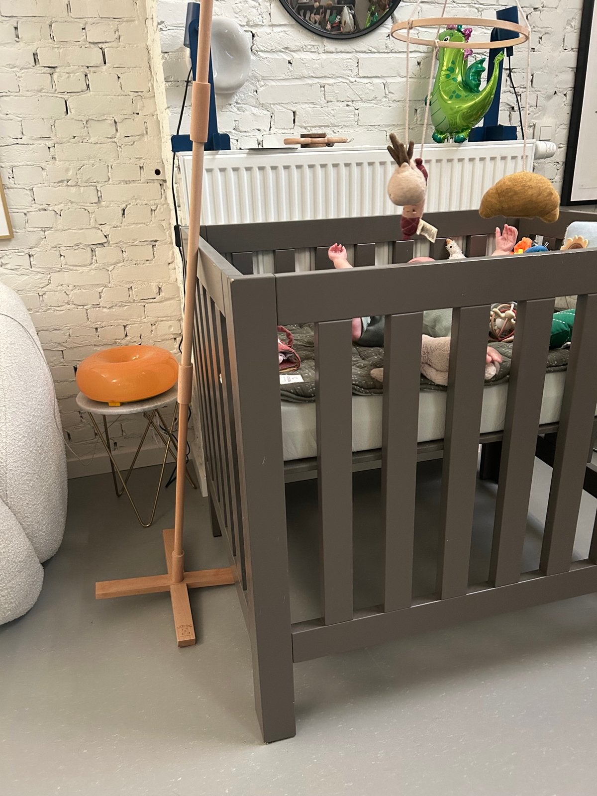Baby park met matras, Kinderen en Baby's, Babyparken, Ophalen, Gebruikt, Rechthoekig, In hoogte verstelbaar