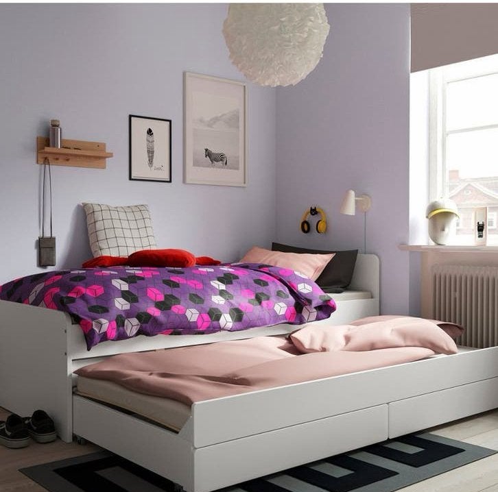Ikea SLÄKT LIT DOUBLE enfant, Maison & Meubles, 90 cm, Système duo, Stabilisé, Enlèvement
