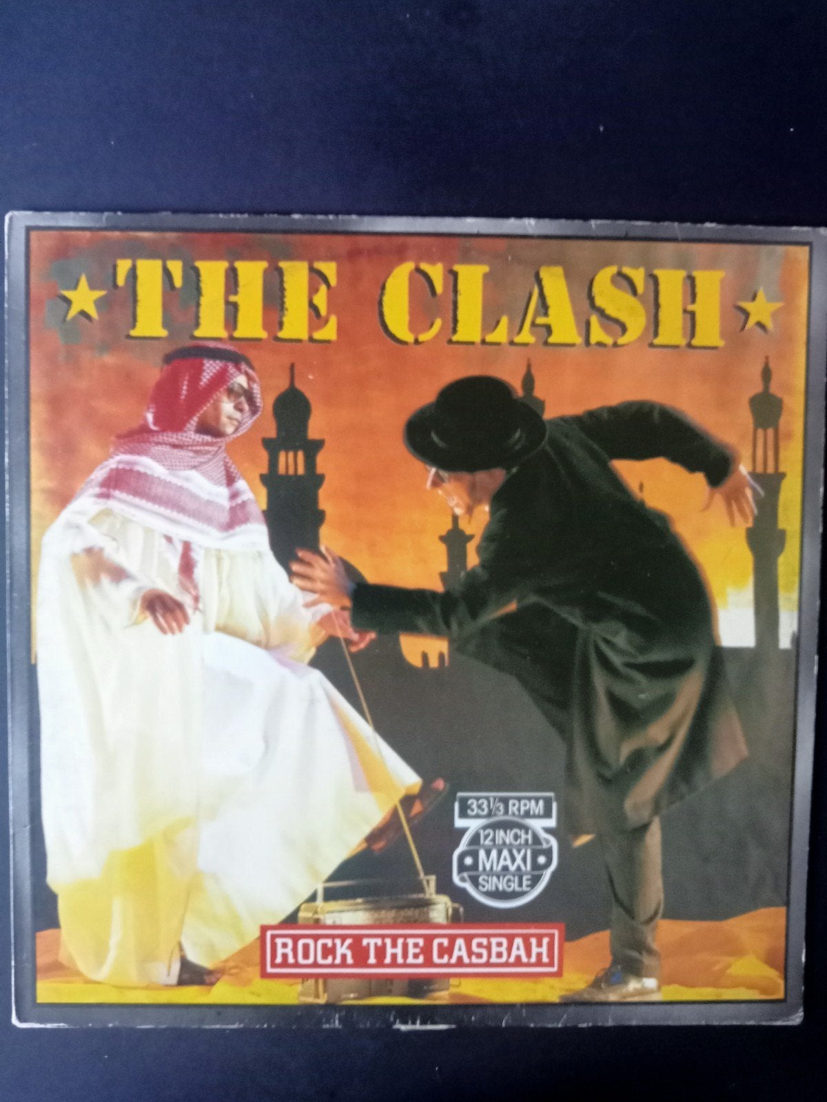 The Clash, 12" Nederlands, Rock the Casbah, Ophalen of Verzenden, Rock