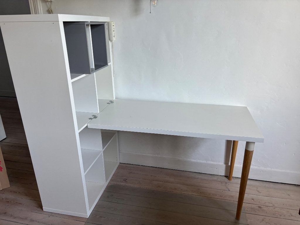 Bureau IKEA KALLAX/LAGKAPTEN, Ophalen, Gebruikt, IKEA, Wit