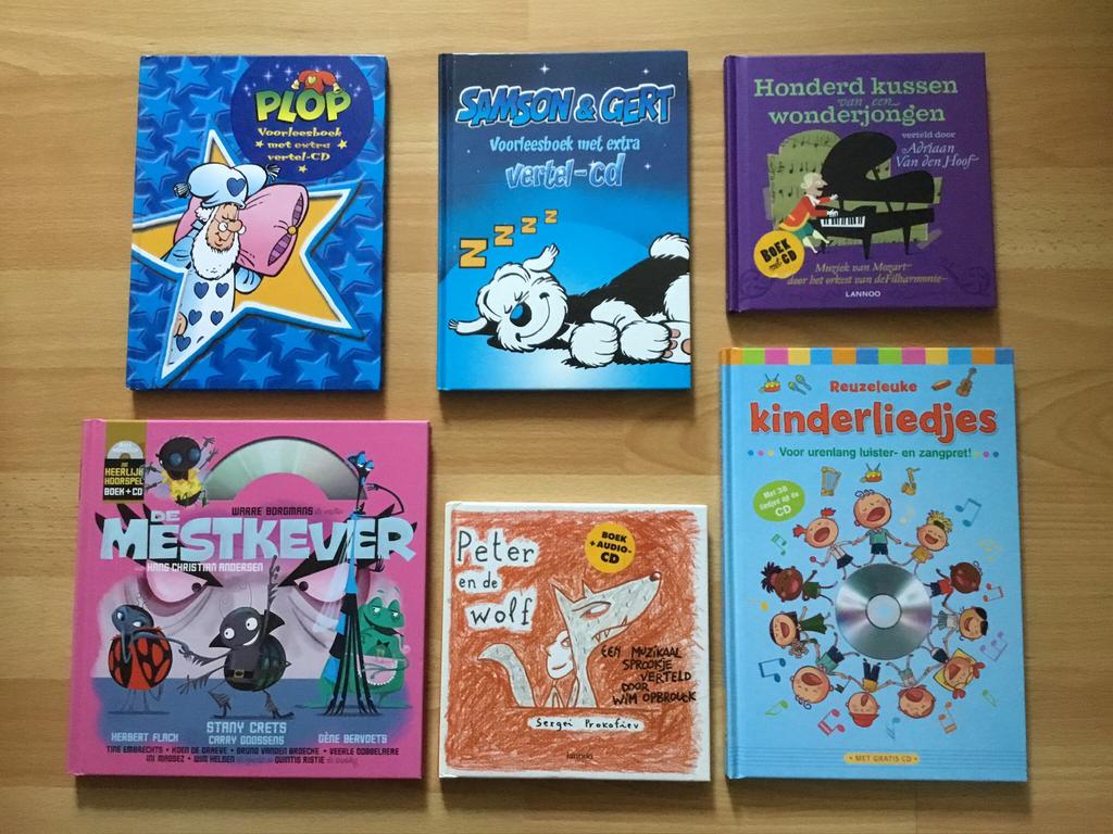 Boeken kleuters met cd’s, Boeken, Ophalen of Verzenden