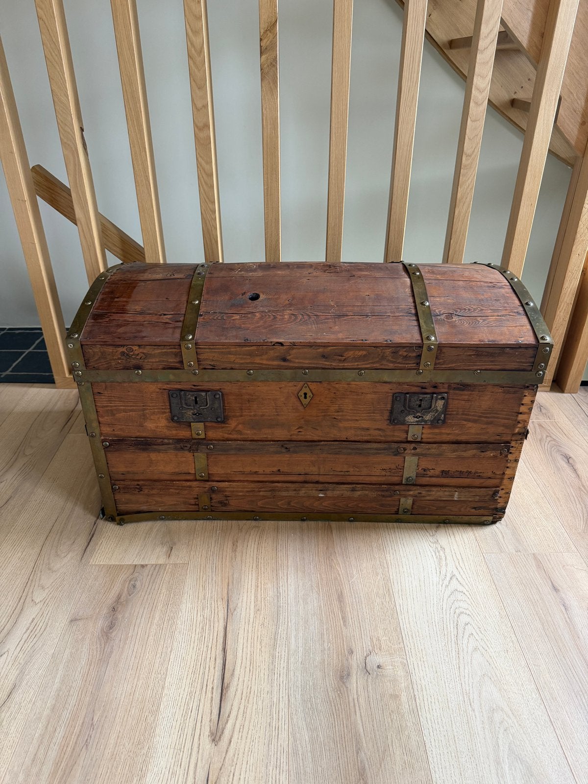 Houten kist, Ophalen, Minder dan 50 cm, Gebruikt, 50 tot 100 cm