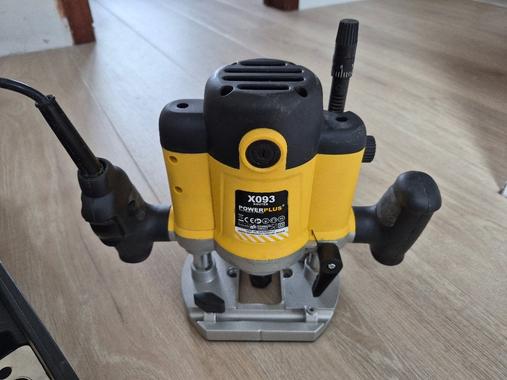 Bovenfrees Powerplus, Doe-het-zelf en Bouw, Gereedschap | Freesmachines, Ophalen, Zo goed als nieuw, Bovenfrees, Powerplus