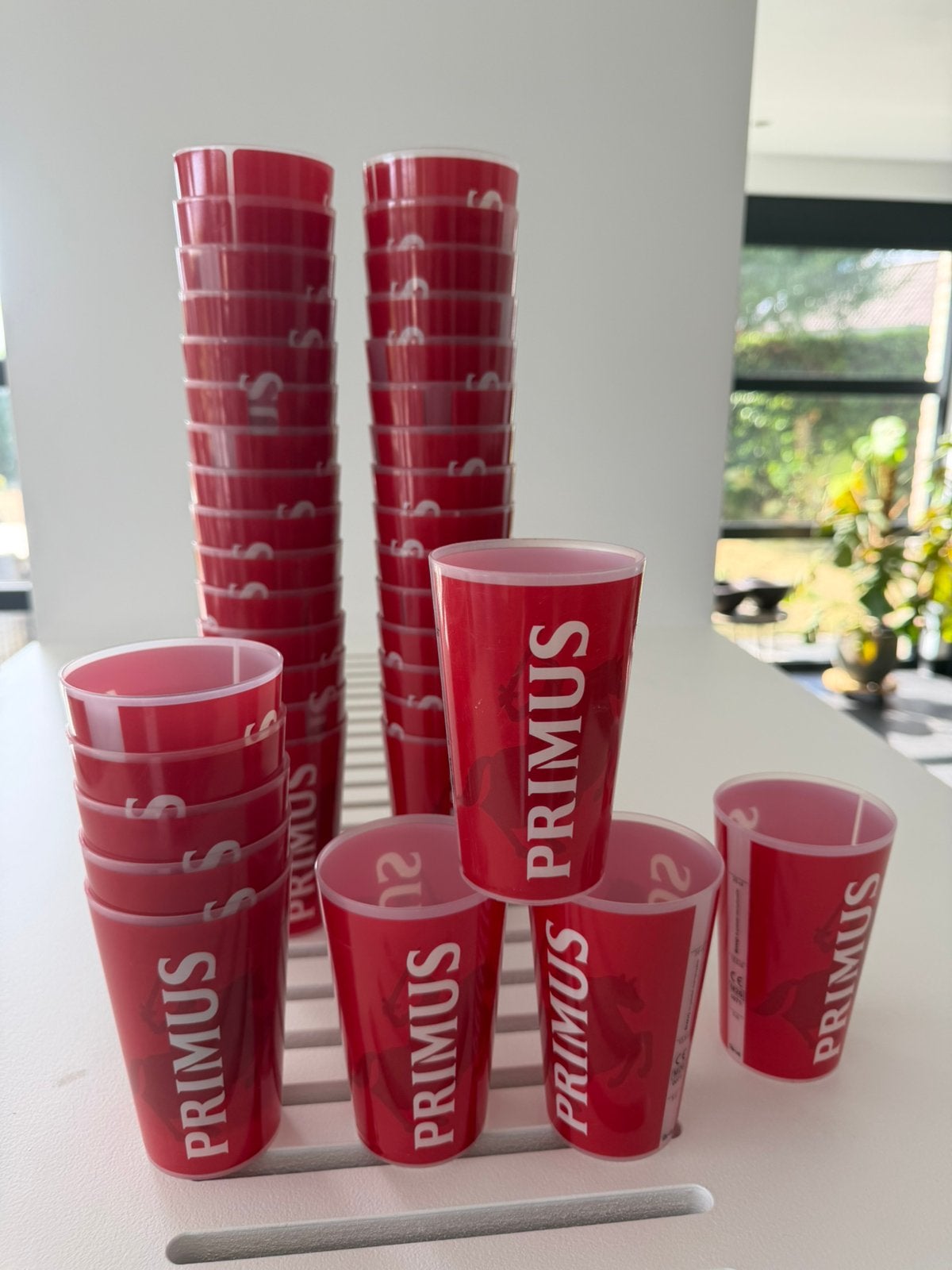 Primus plastic bekers 39 stuks, Ophalen of Verzenden, Zo goed als nieuw