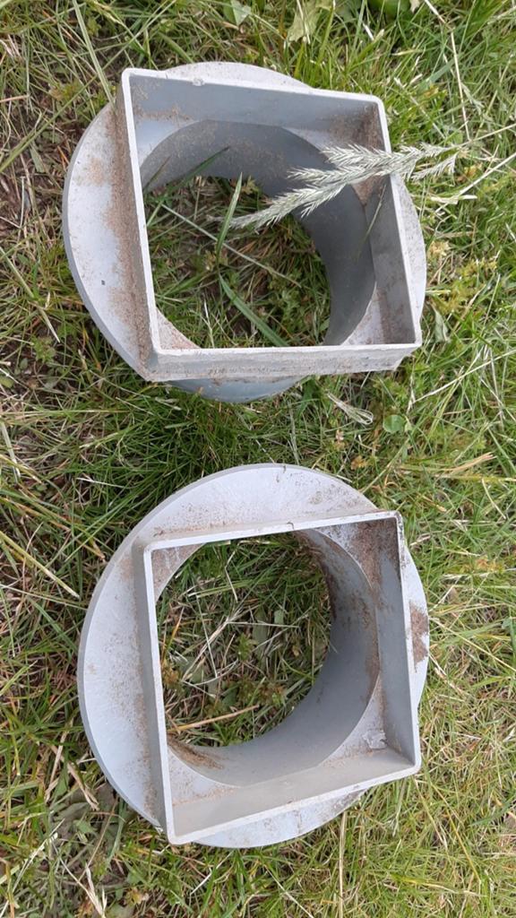 Overgang regenpijp naar PVC buis 100mm, Doe-het-zelf en Bouw, Ophalen