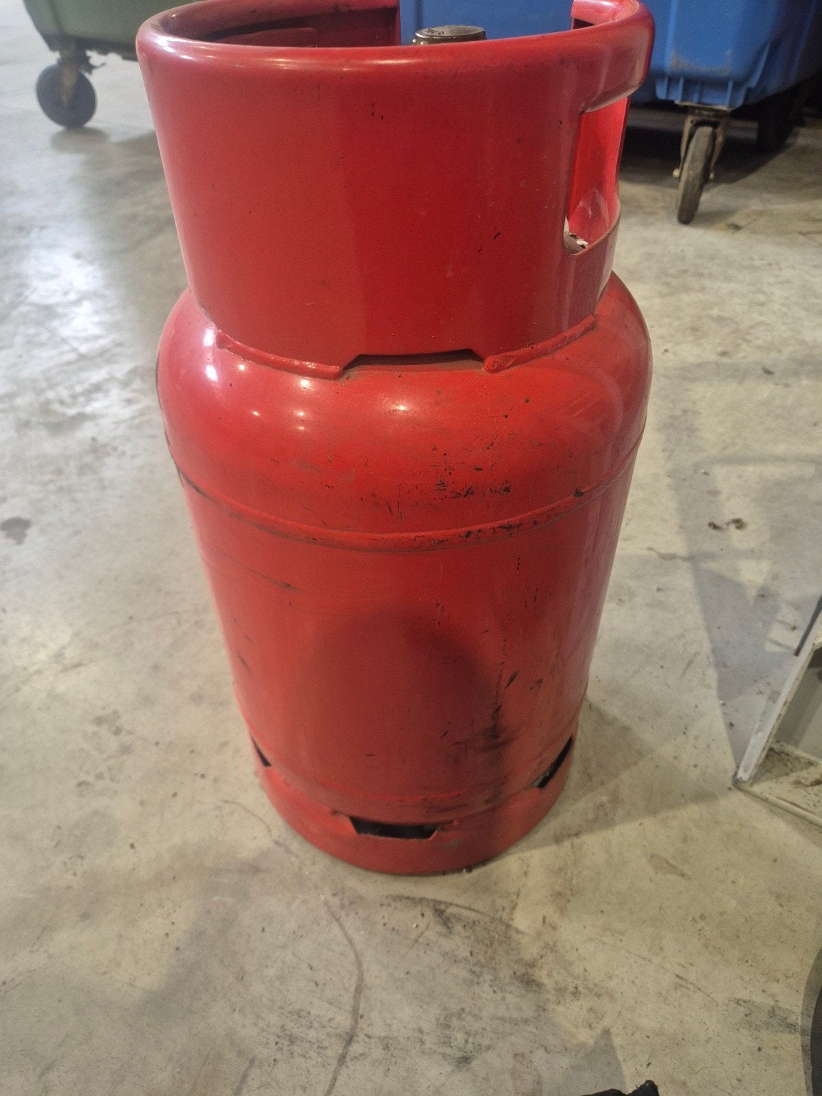Starko hervulbare lpg/gasfles, Ophalen