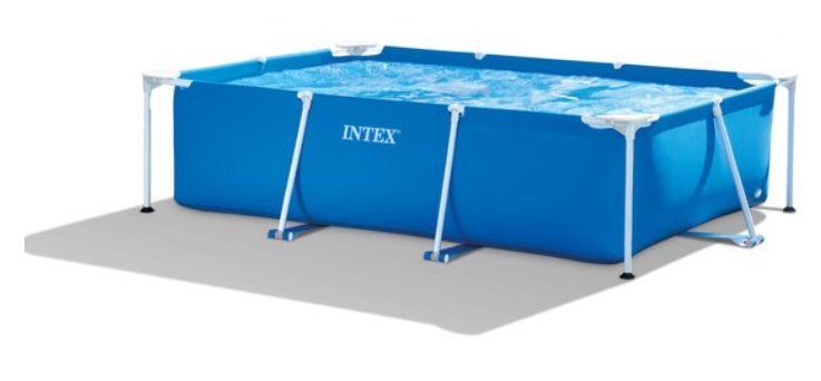 Zwembad Intex rechthoek 3m x 2m x 75cm & Filterpomp, Ophalen, Gebruikt, Opzetzwembad, 200 tot 400 cm
