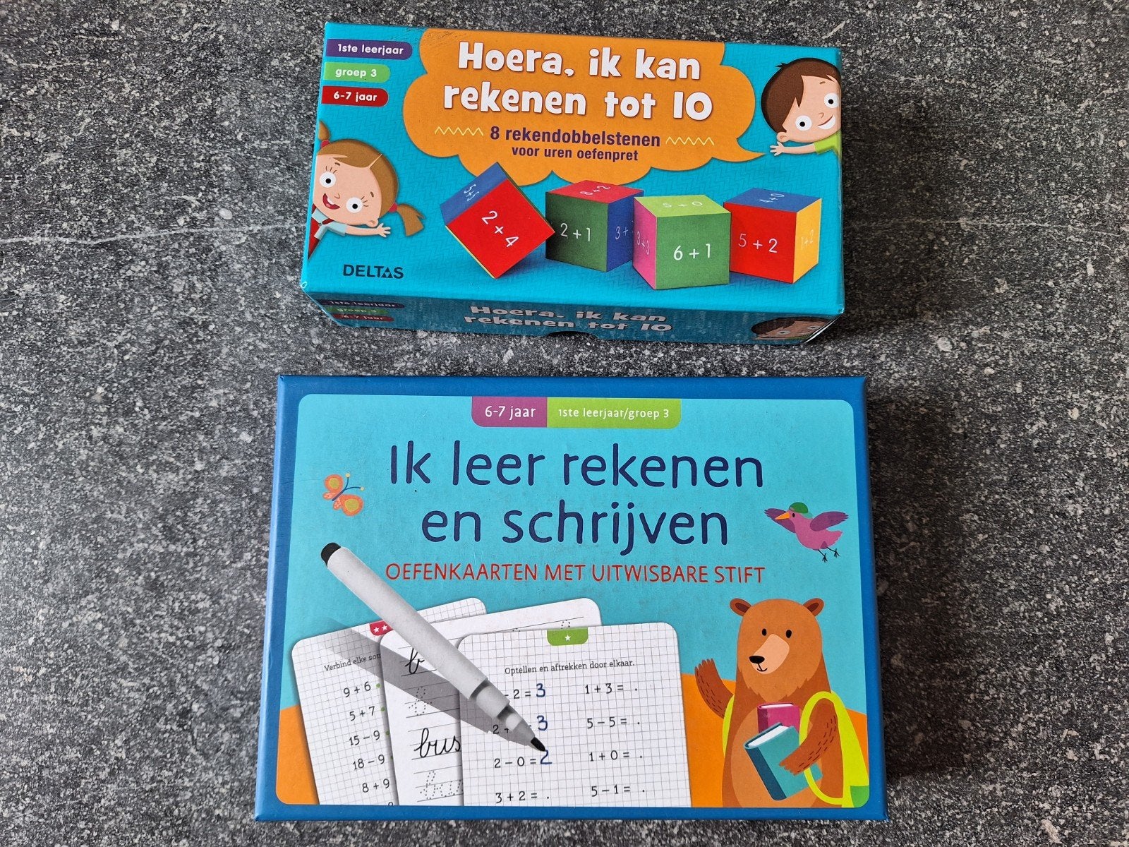 Spel Ik leer rekenen/schrijven, Ophalen