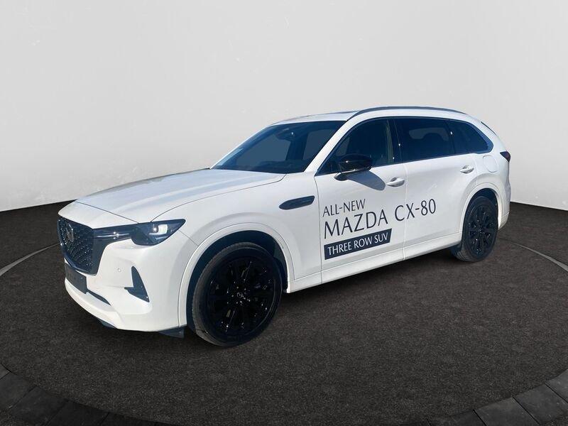 Mazda CX-80 e-SKYACTIV PHEV i-ACTIV AWD 8AT Homura P, Automaat, Gebruikt, Zwart, 4 cilinders
