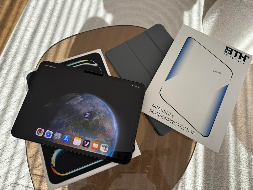 Apple iPad pro M4 11 inch 2024 met doos en garantie, Computers en Software, Apple iPads, Zo goed als nieuw, Apple iPad Pro, Wi-Fi