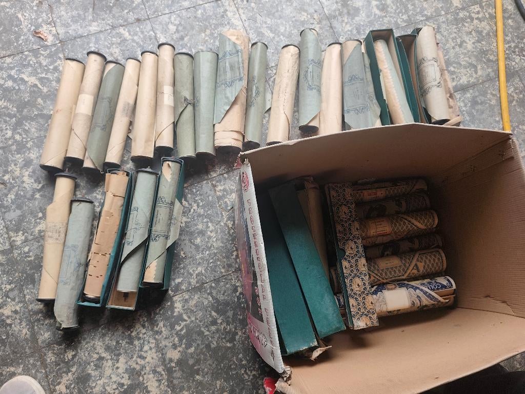 Lot de 32 rouleaux pour piano mécanique (pianola) anciens, Musique & Instruments, Enlèvement, Utilisé, Piano