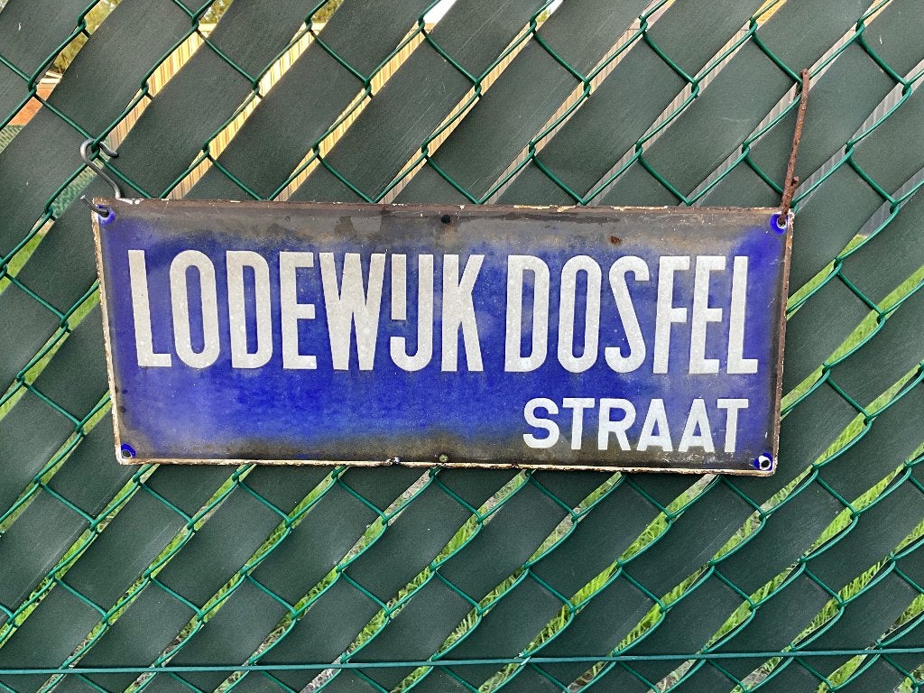 Emaille bord, Ophalen of Verzenden, Gebruikt