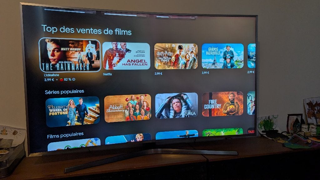 Télé télévision Samsung incurvée 65 pouces 165 cm, LED, Comme neuf, Enlèvement, Smart TV