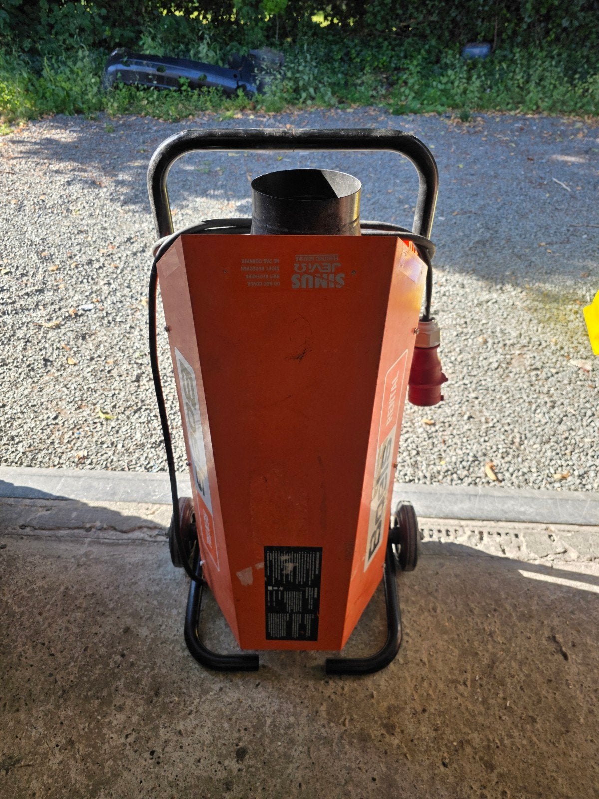 Luchtverwarmer sinus jevi 10 kw, Ophalen
