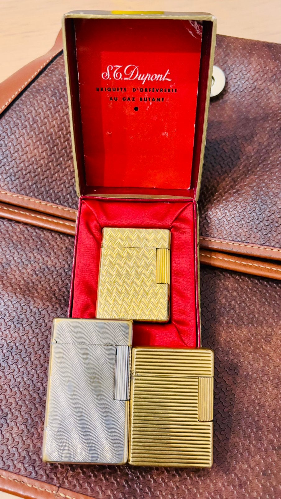 3 ST DUPONT HERMES, Collections, Enlèvement ou Envoi, Utilisé, Briquet