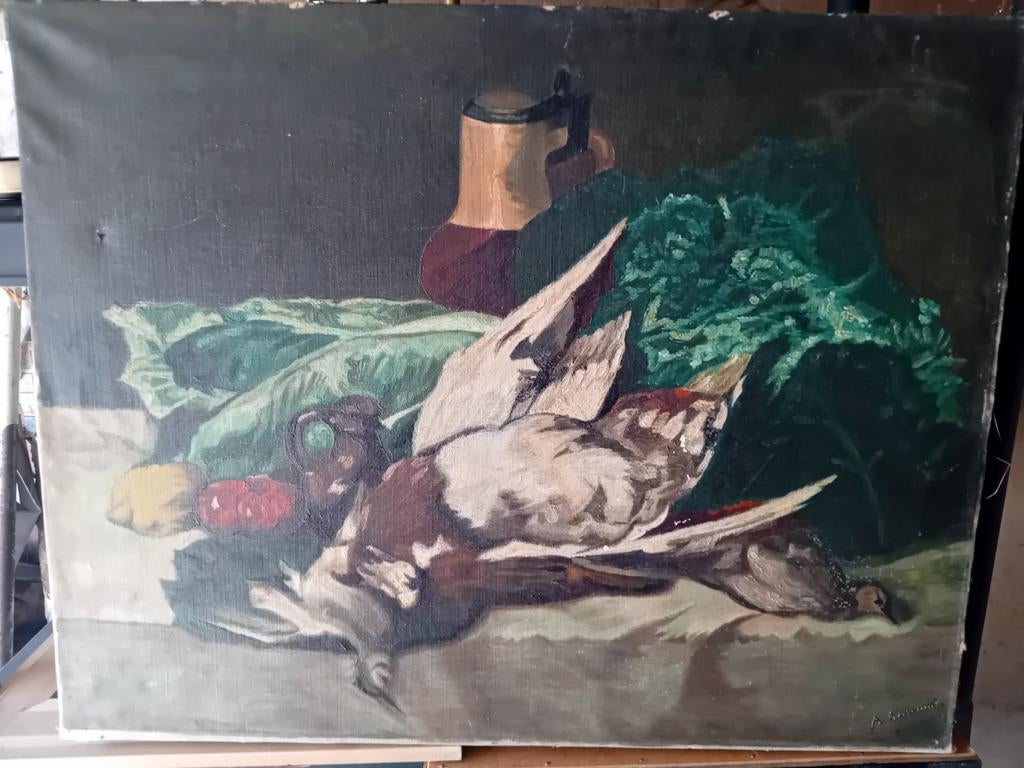 Tableau de A.Salomé ?, Antiquités & Art, Art | Peinture | Classique, Enlèvement ou Envoi
