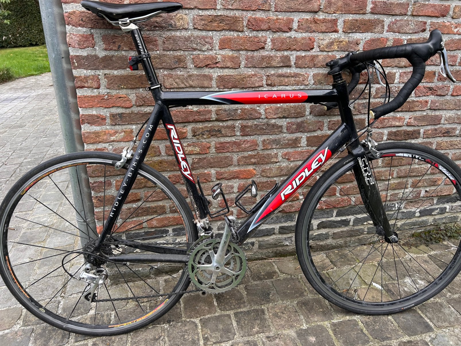 Oude Ridley Icarus koersfiets, Gebruikt, Heren, 61 tot 65 cm, Meer dan 20 versnellingen