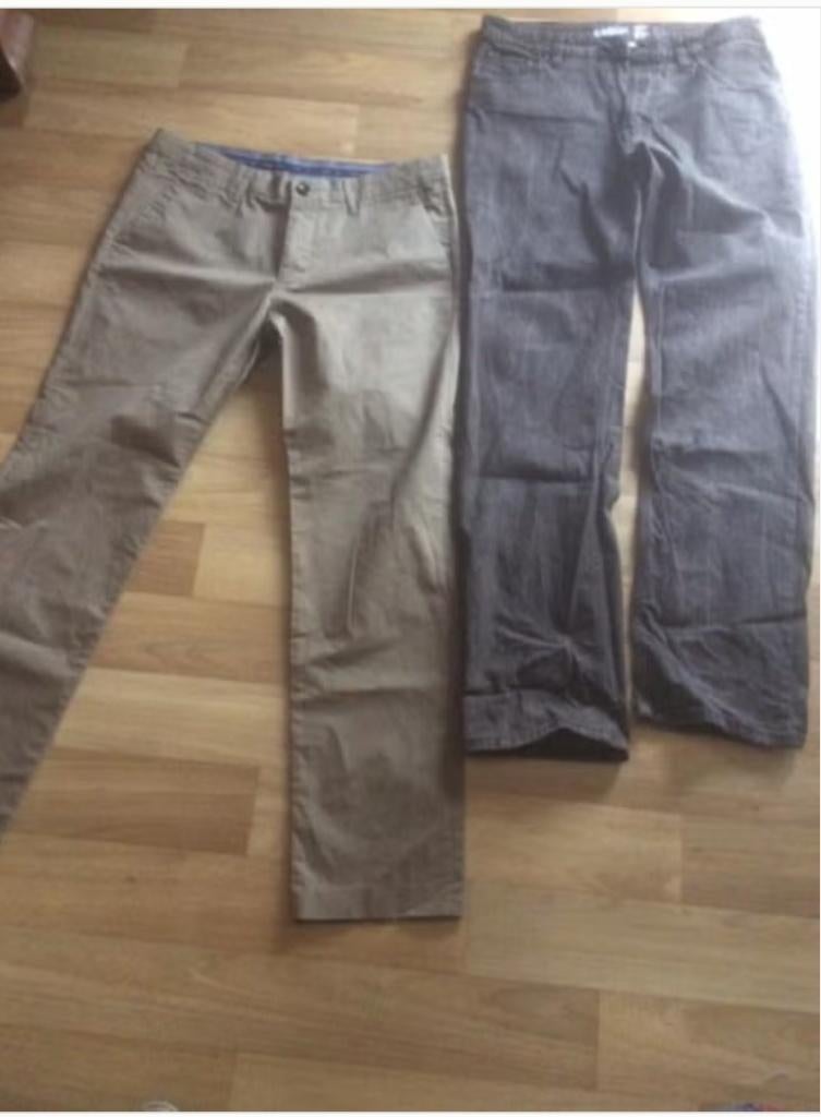 2 broeken maat 34, Kleding | Heren, Ophalen of Verzenden, Zo goed als nieuw, Maat 48/50 (M)