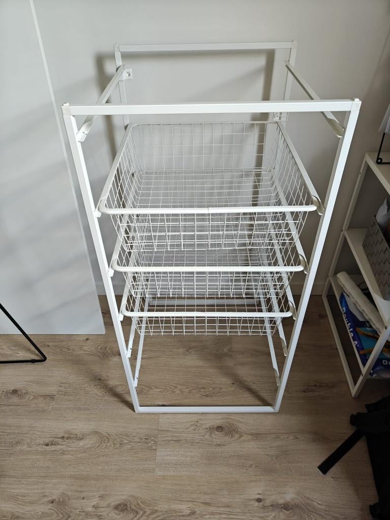 Armoire ouverte (JONAXEL), Scandinavic, Comme neuf, Enlèvement, Avec tiroir(s)