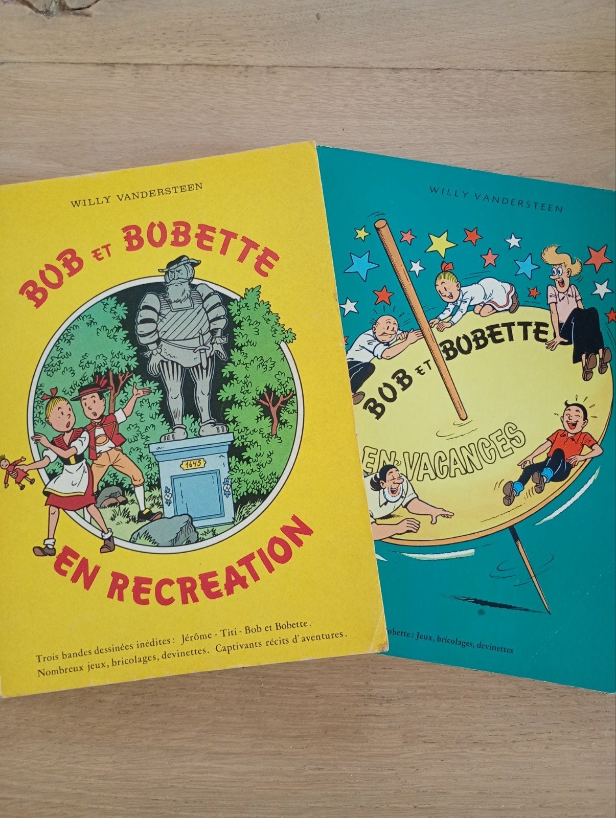 Lot 2 Bob et Bobette hors série BD + jeux, Livres, BD, Plusieurs BD, Enlèvement ou Envoi, Willy Vandersteen, Utilisé
