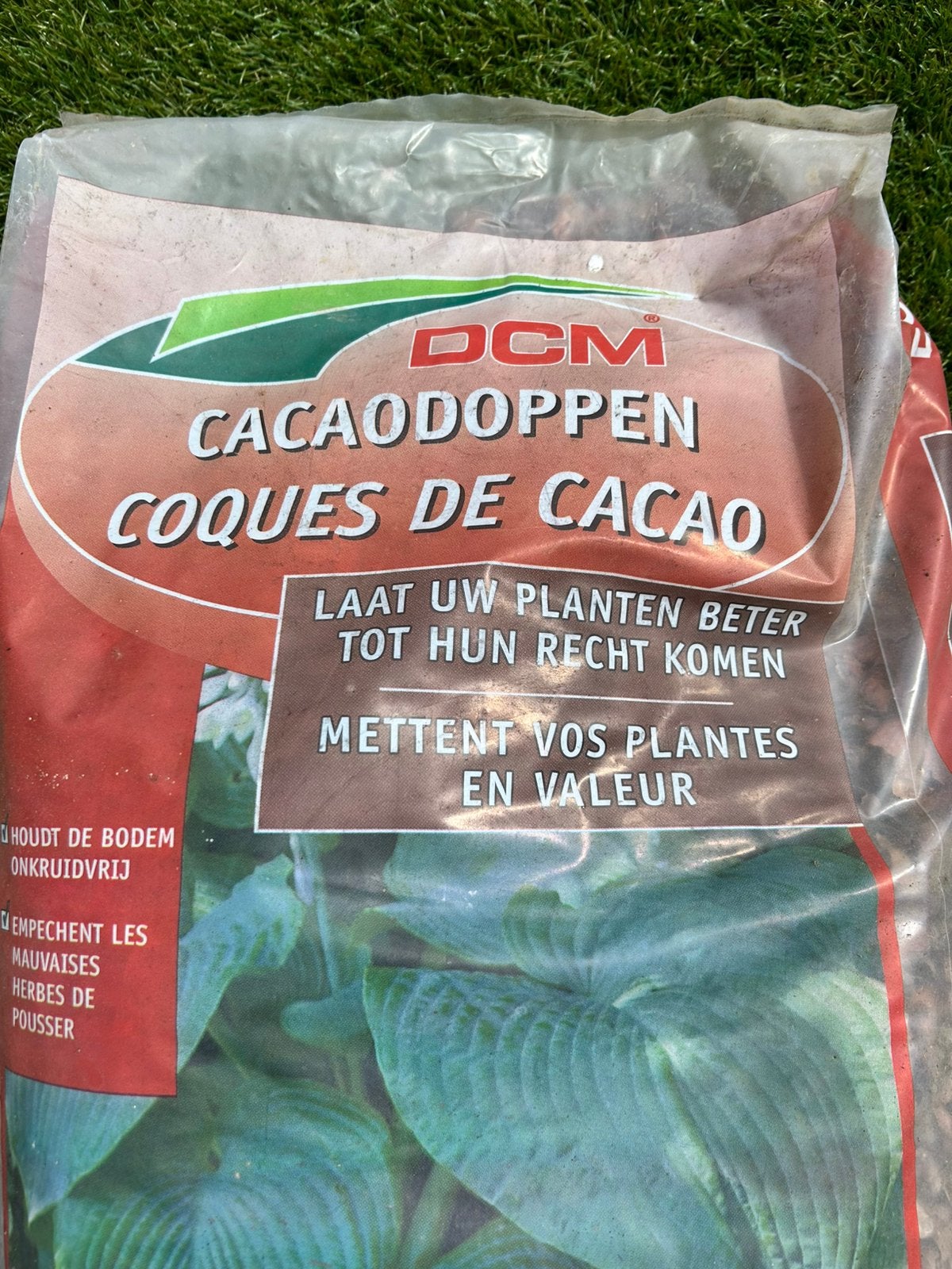 Sierschors (cacaodoppen), Tuin en Terras, Ophalen, Cacaodoppen