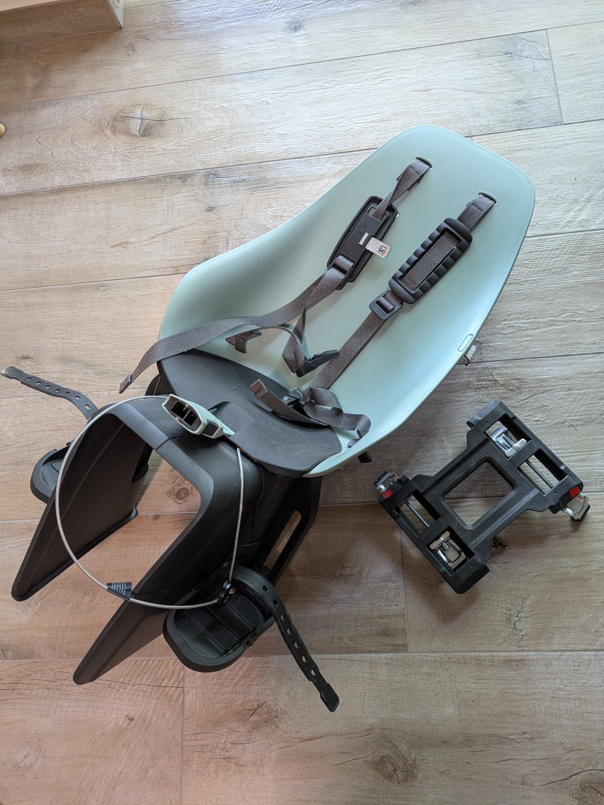 Fietsstoeltje achter, Fietsen en Brommers, Ophalen, Achterzitje, Voetsteuntjes, 9 t/m 18 kg