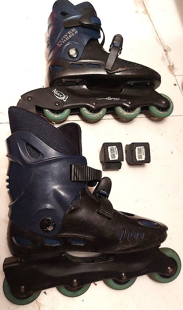 roller + T 38 beschermers, Sport en Fitness, Ophalen, Inline skates 4 wielen, Dames, Verstelbaar