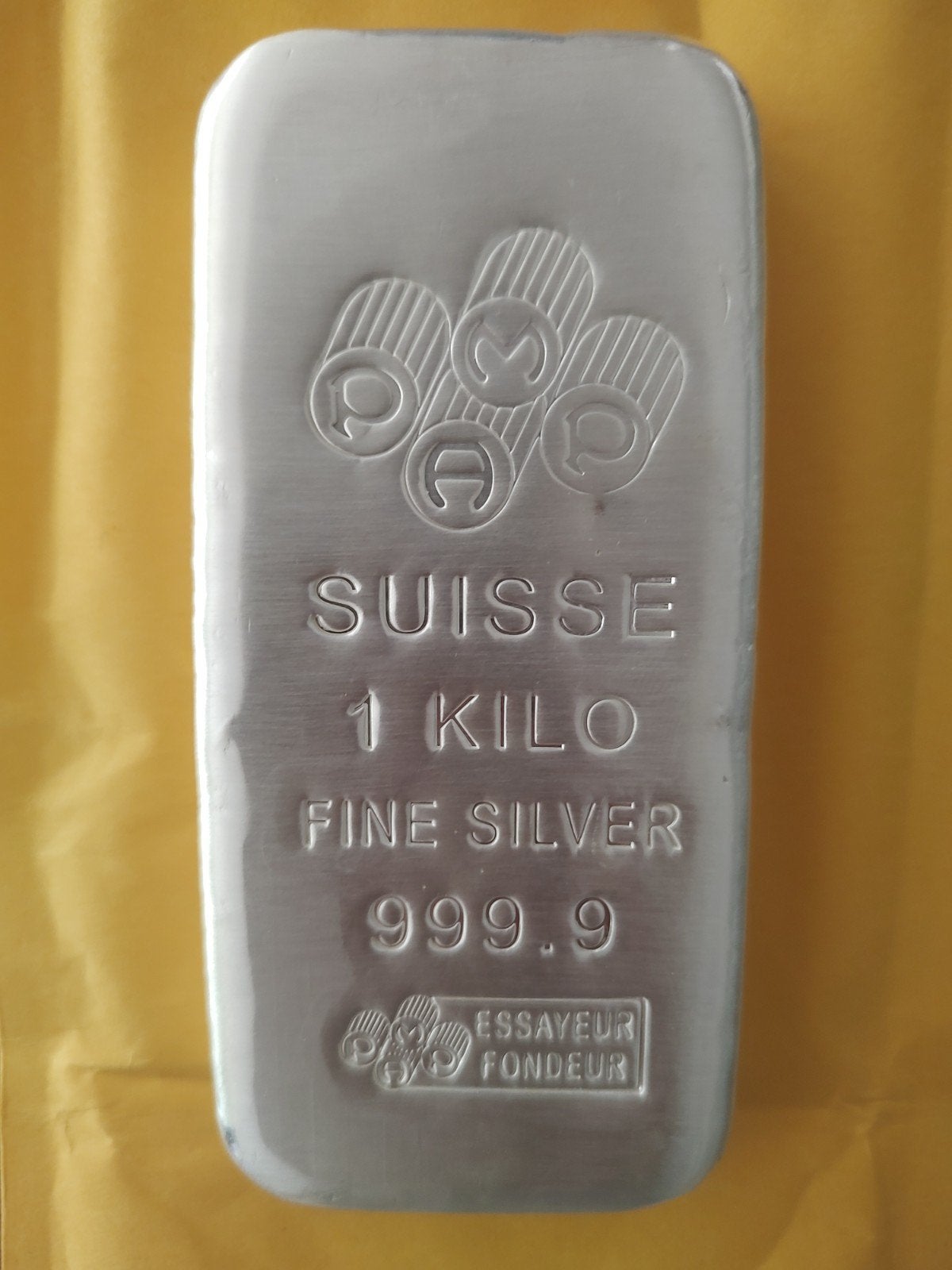 Lingot argent 1 kilo 1 kg argent, Argent