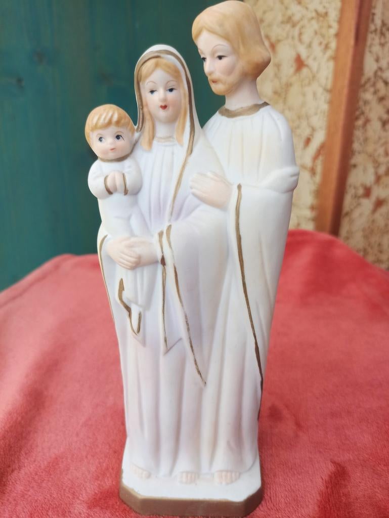 Porseleinen beeld H. Familie, Verzamelen, Religie, Ophalen, Zo goed als nieuw, Beeld(je), Christendom | Katholiek