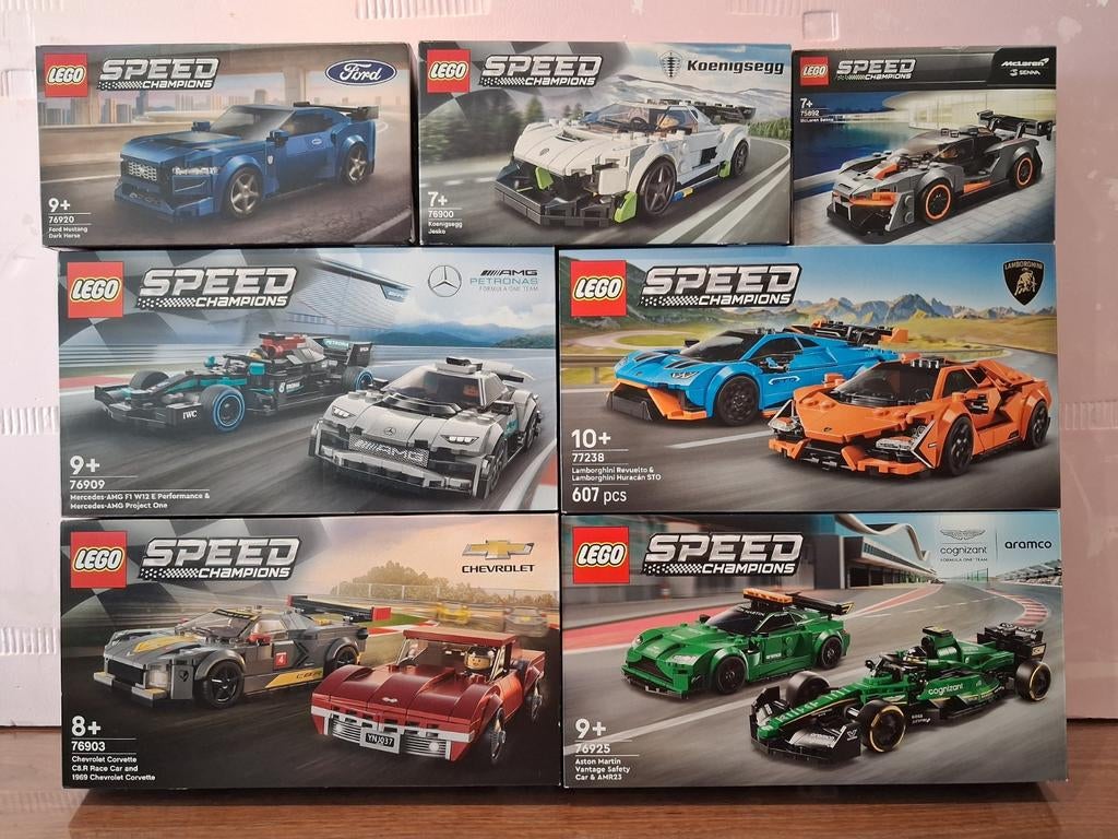 Lego Speed & Architecture sets. Alle nieuw en verzegeld., Lego, Nieuw, Architecture, Ophalen of Verzenden