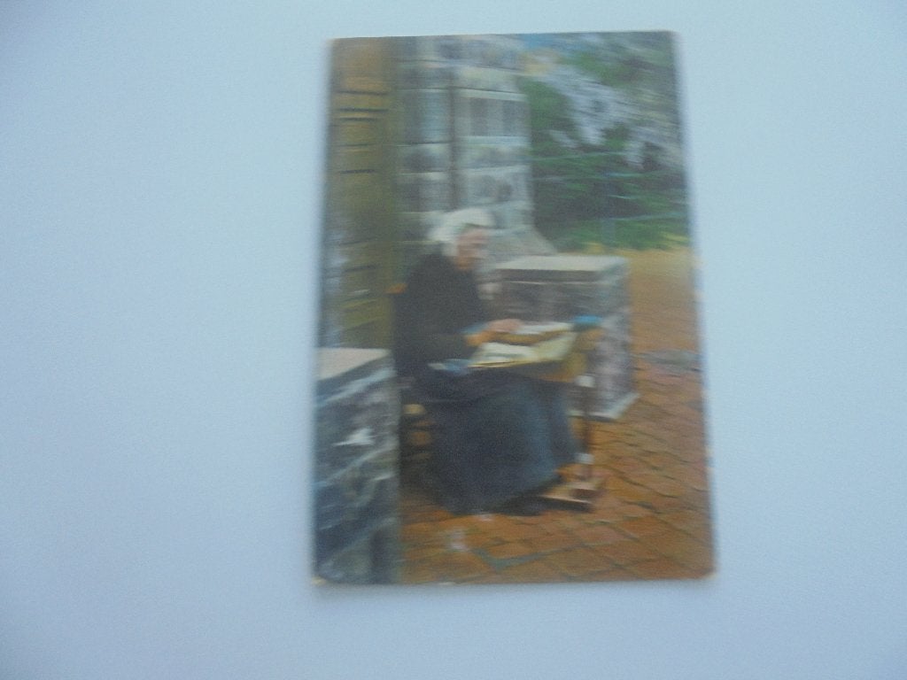 kantklossen, Ophalen of Verzenden, 1920 tot 1940, Gelopen, Klederdracht