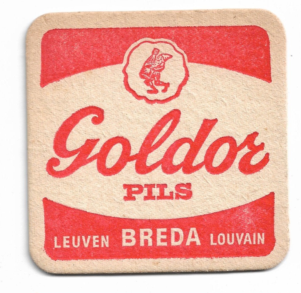 sous-bock Goldor pils, Verzamelen, Ophalen of Verzenden, Zo goed als nieuw, Viltje(s)