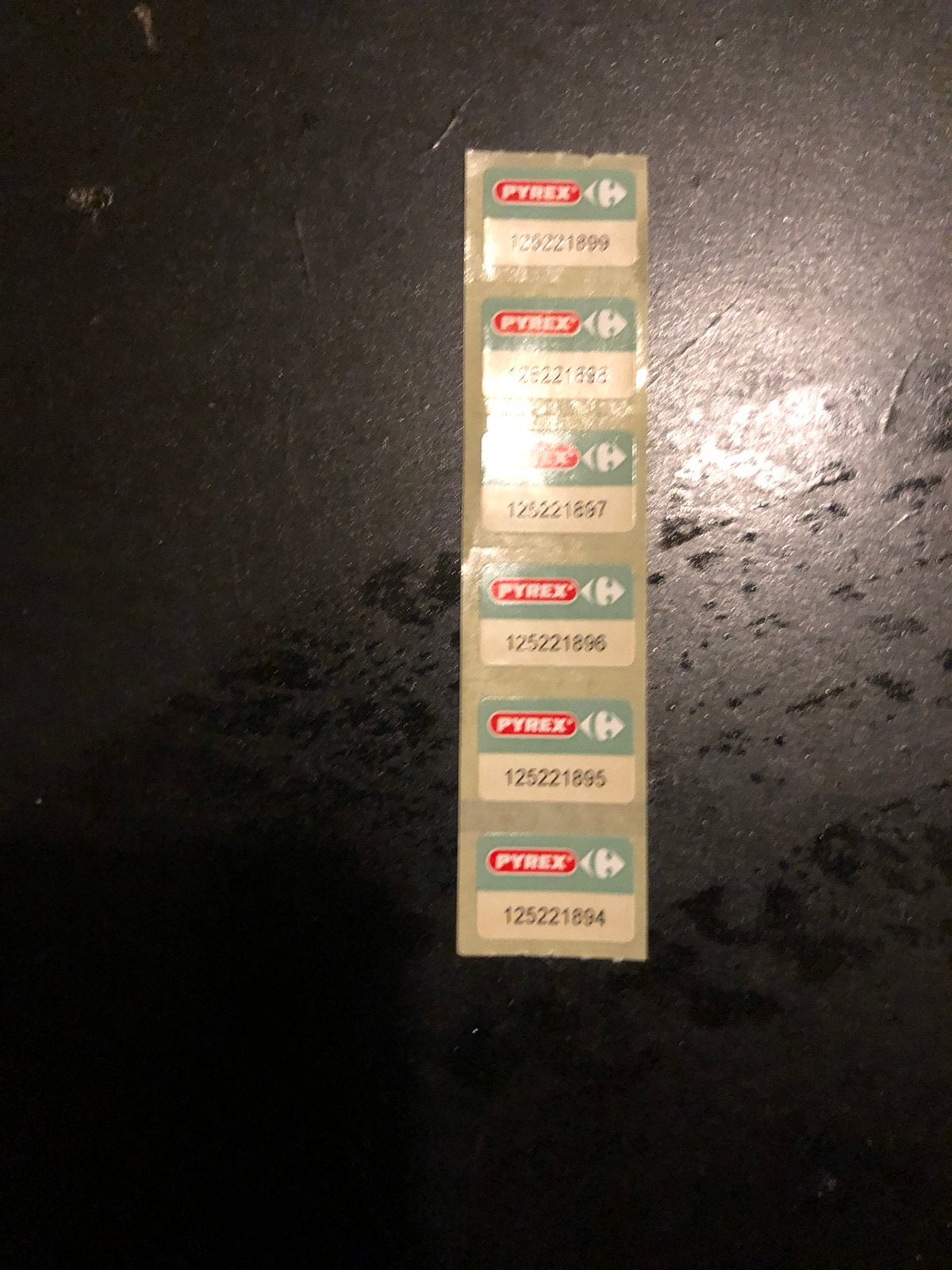 Zegels pyrex actie, Ophalen