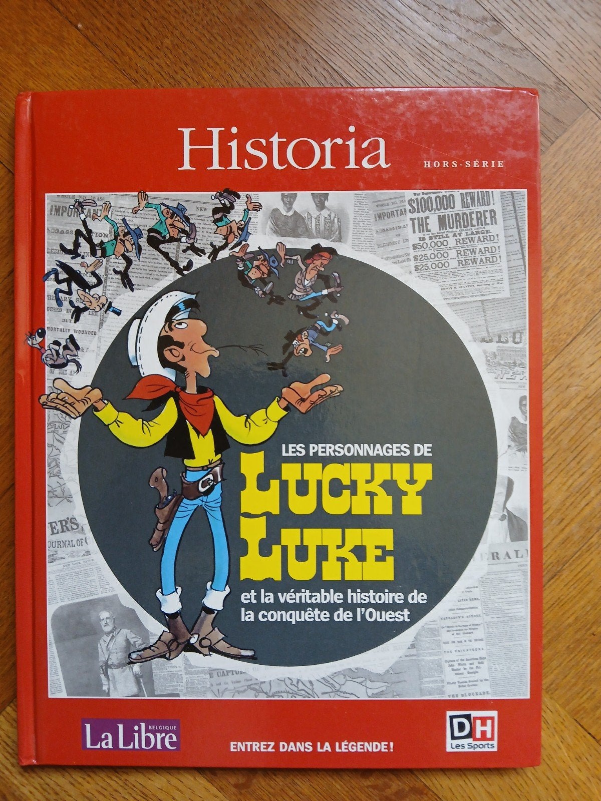 Les personnages de Lucky Luke Historia La Libre, Une BD, Enlèvement ou Envoi, Comme neuf