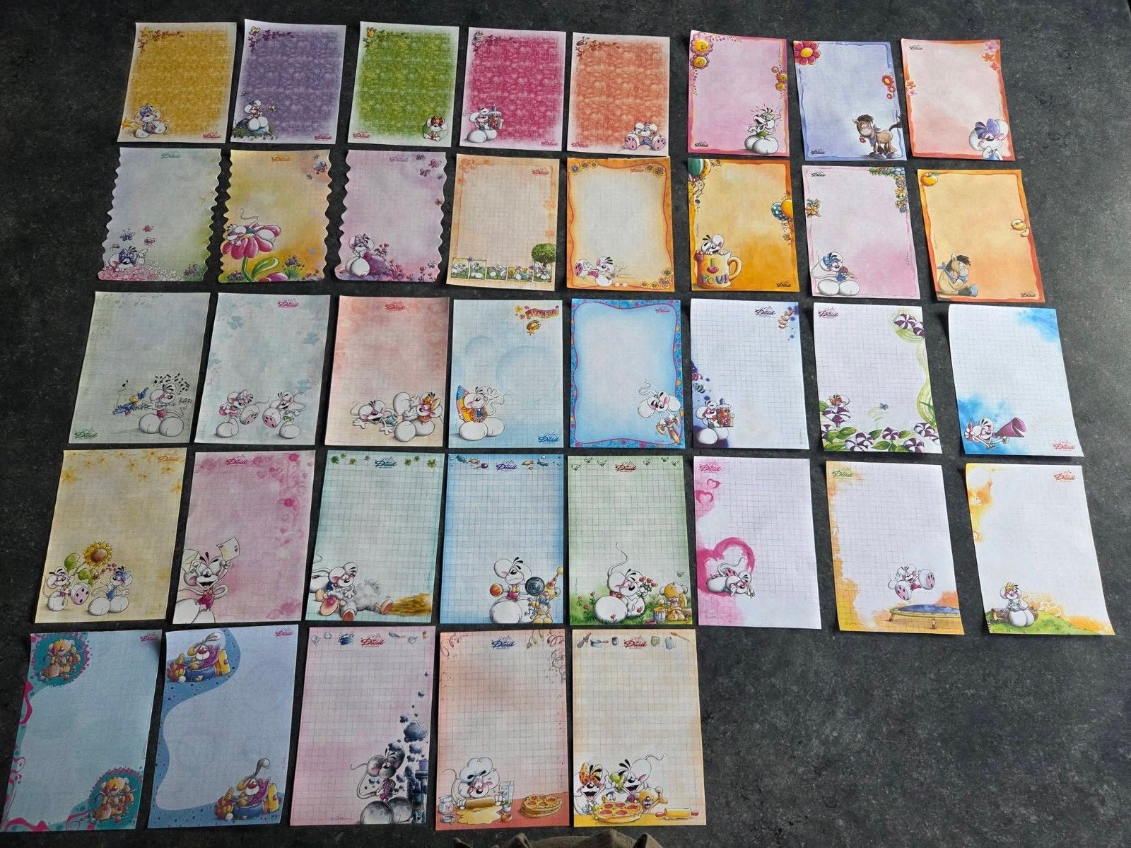 Diddlblaadjes, Ophalen, Diddl, Nieuw, Papier, Kaart of Schrift