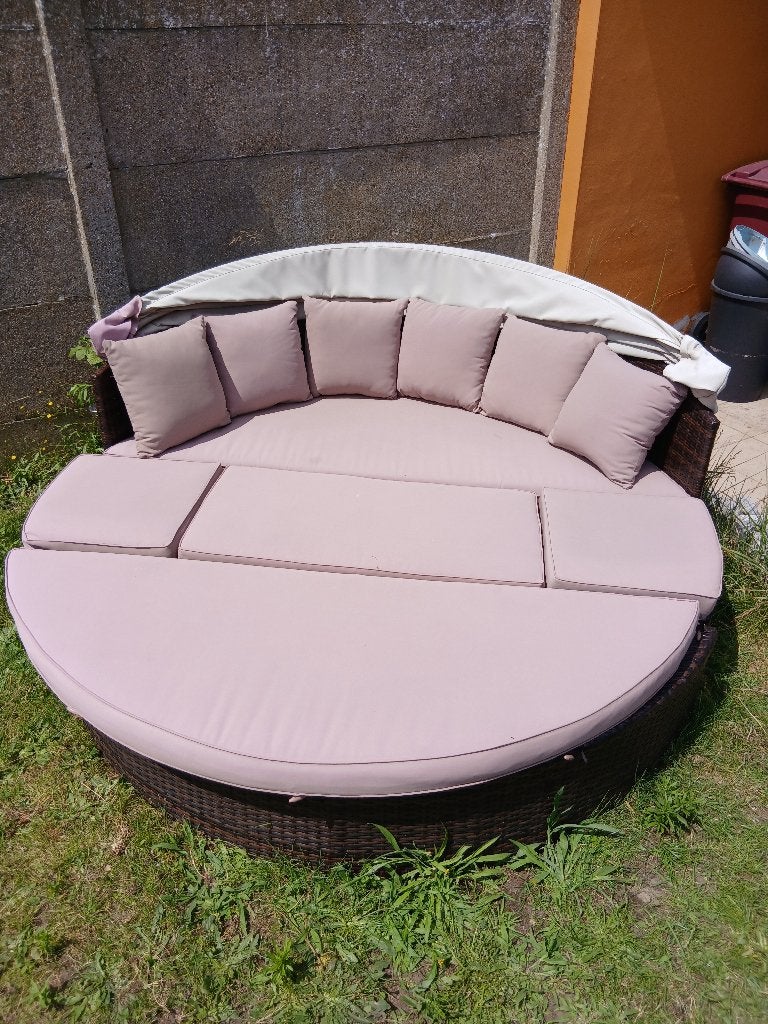 Lounge, Ophalen, Kunststof, 6 zitplaatsen, Zo goed als nieuw