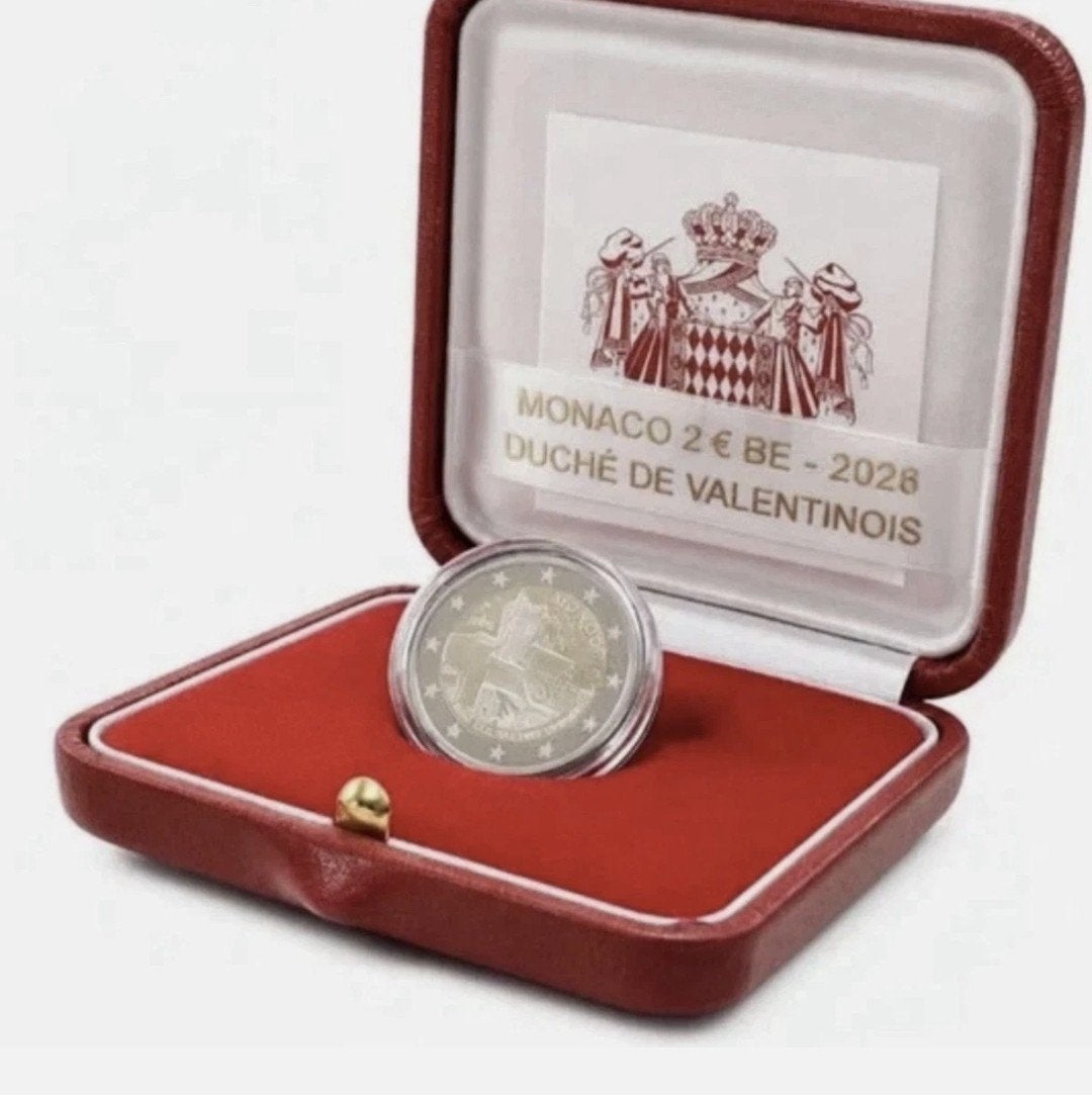 Prévente 2 euros BE Monaco 2026, Monaco, 2 euros