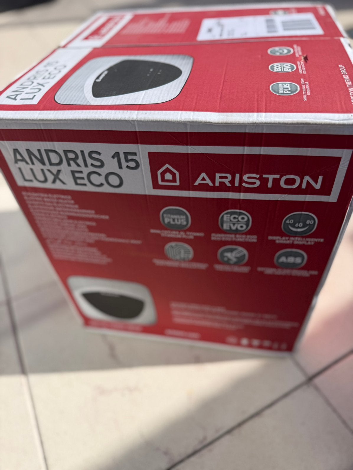 Nieuwe Ariston Andris 15 Lux Eco Evo boiler, Doe-het-zelf en Bouw, Chauffageketels en Boilers, Ophalen of Verzenden, Nieuw, Boiler