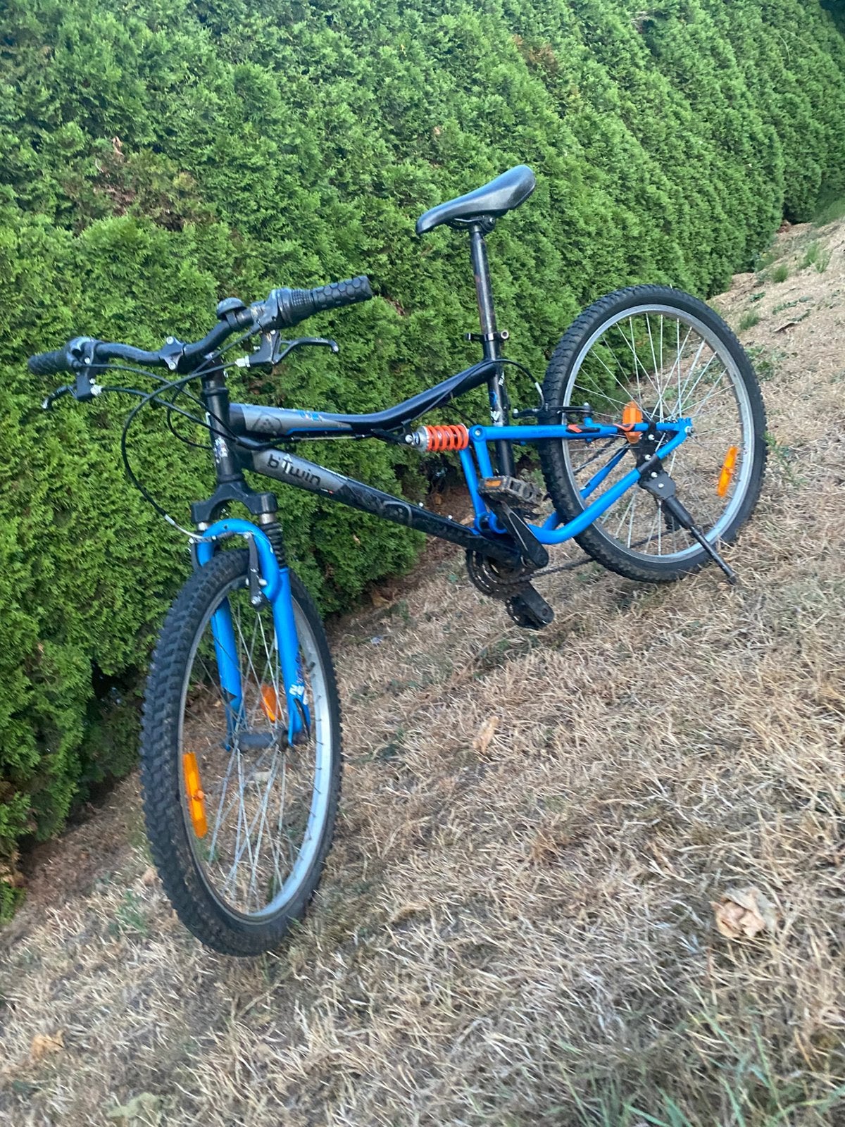 B’twin mtb, Ophalen, Gebruikt, Velgrem, 20 tot 24 inch