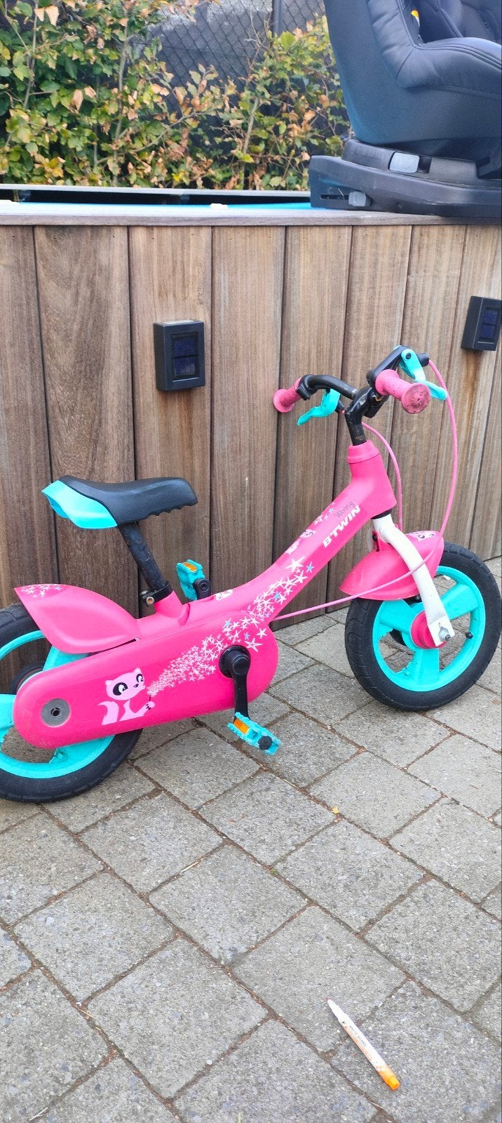 B’TWIN kinderfiets – roze/turquoise, Fietsen en Brommers, Ophalen