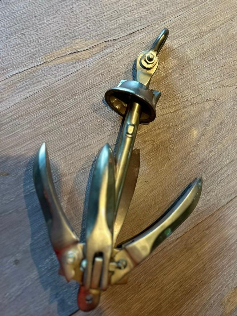 Koper anker, Bijoux, Sacs & Beauté, Broches, Enlèvement, Comme neuf, Cuivre