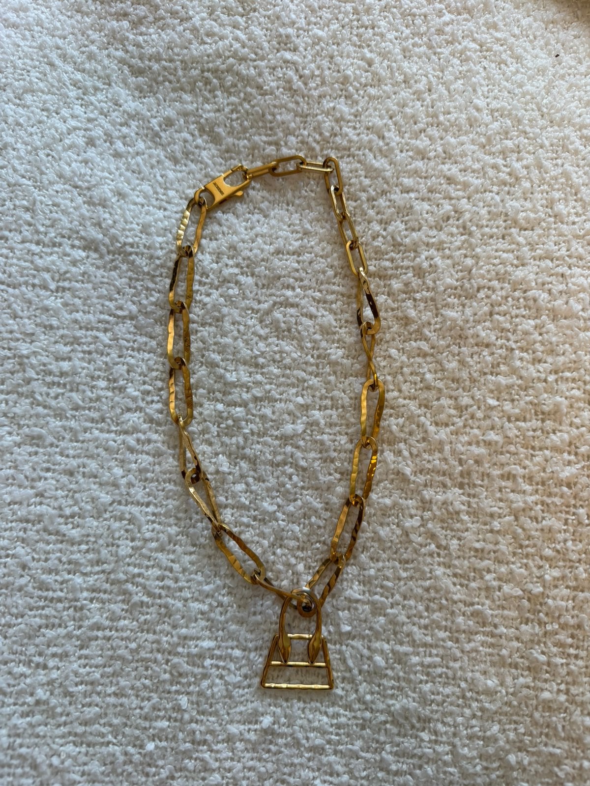 Collier Jacquemus, Handtassen en Accessoires, Ophalen of Verzenden, Nieuw, Goud