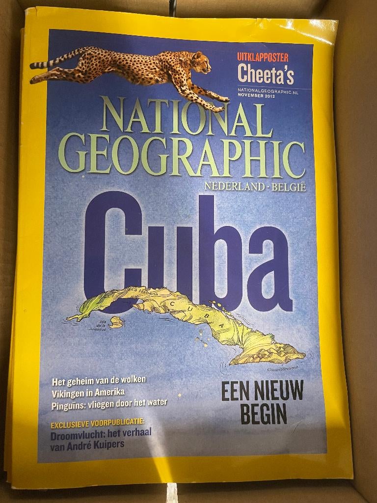 Lectuur National Geographic (NL), Livres, Journaux & Revues, Enlèvement, Utilisé, Autres types