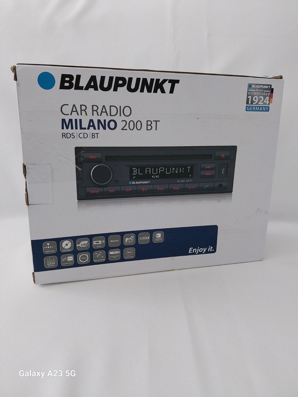 autoradio blaupunkt lire l'annonce, Enlèvement ou Envoi