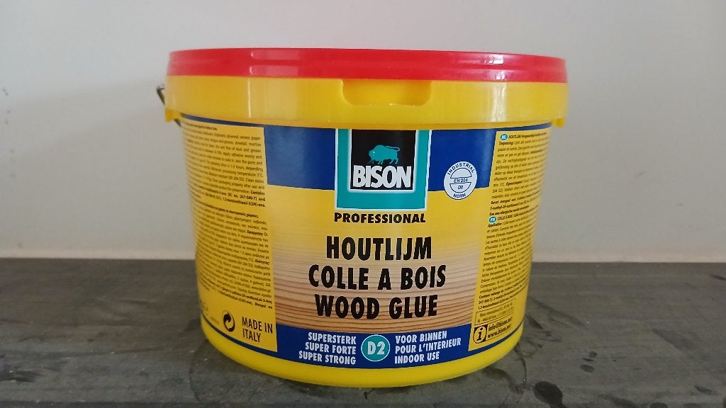 houtlijm professional Bison - 3kg, Doe-het-zelf en Bouw, Hout en Planken, Ophalen of Verzenden, Nieuw, Overige houtsoorten, Overige typen