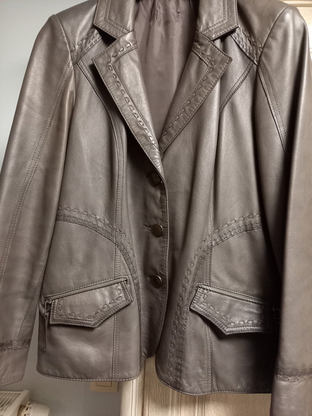 Lederen vest, Enlèvement, Taille 42/44 (L)