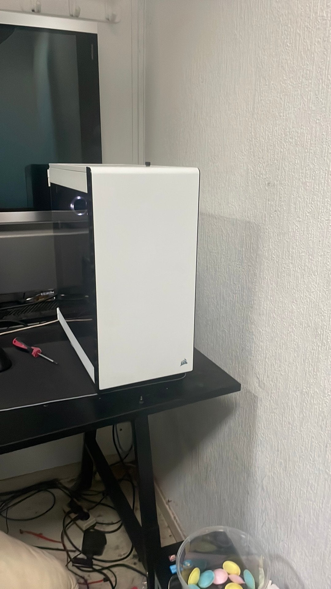 Witte gaming pc, Computers en Software, Desktop Pc's, Ophalen, Zo goed als nieuw, Gaming