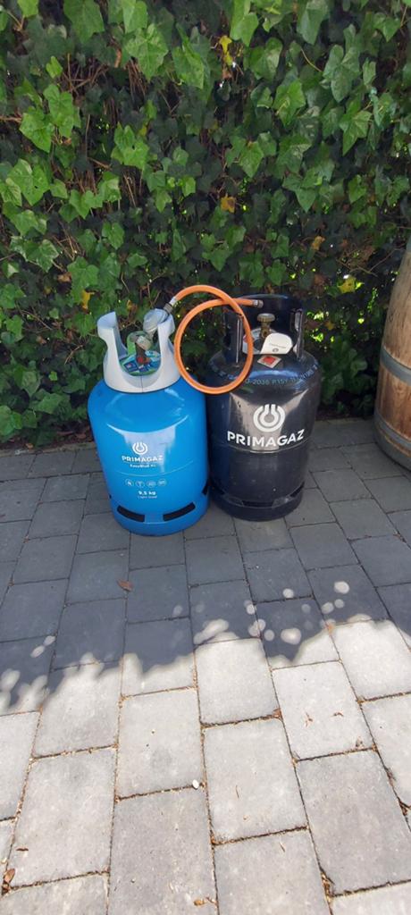 Gasflessen  Easyblue Xl  9.5 kg vol  10.5  kg half, Caravans en Kamperen, Kampeergereedschap, Ophalen