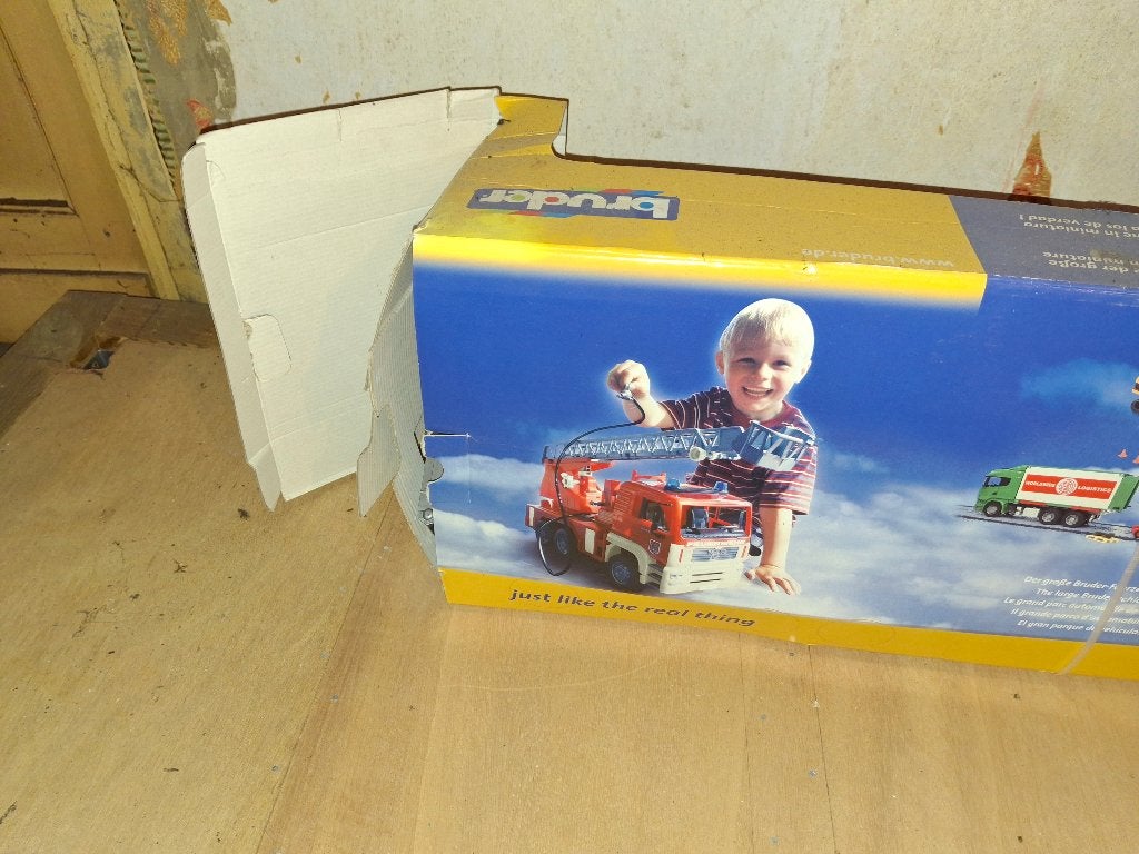 Bruder vrachtwagen, Kinderen en Baby's, Speelgoed |Speelgoedvoertuigen, Ophalen