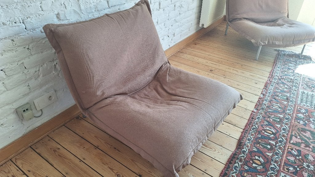 Cinna Calin 1-zitsfauteuil — Pascal Mourgue — 180€, Huis en Inrichting, Zetels | Zetels, Gebruikt, Eenpersoons, Stof, Ophalen